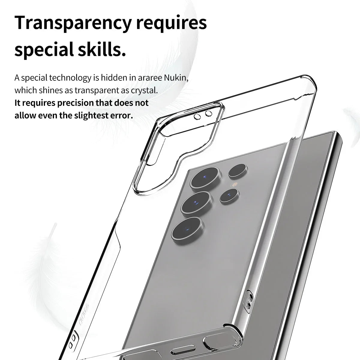 Galaxy S24 Ultra Araree Nukin Case - Clear - Tashqila Galaxy S24 Ultra Araree Nukin Case - Clear - Tashqila